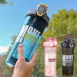 Fitness Shake Bottles With Stirring Balls