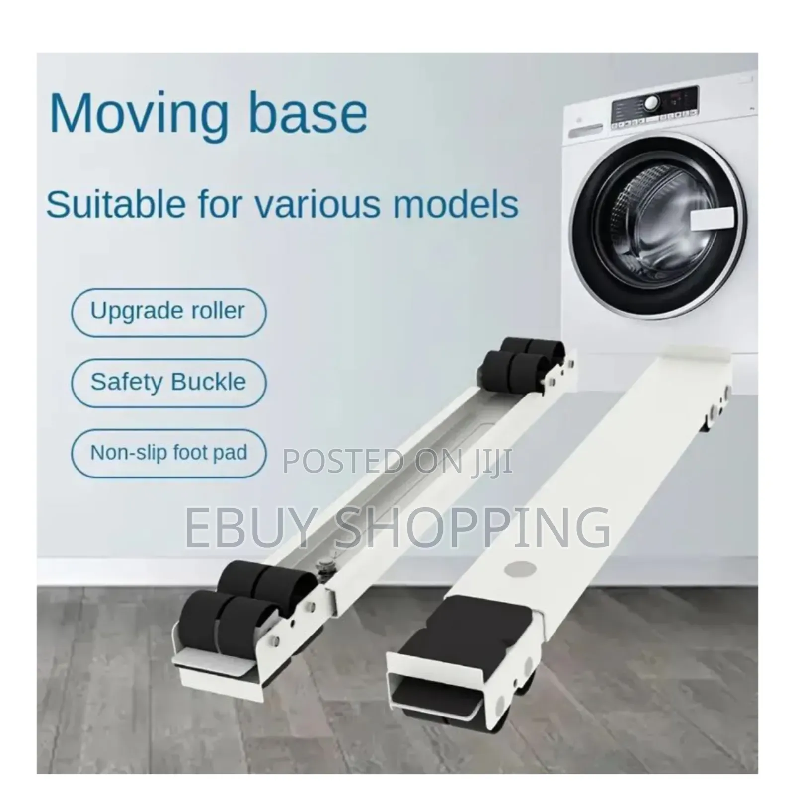 Labor-Saving Base for Washing Machines and Refrigerator