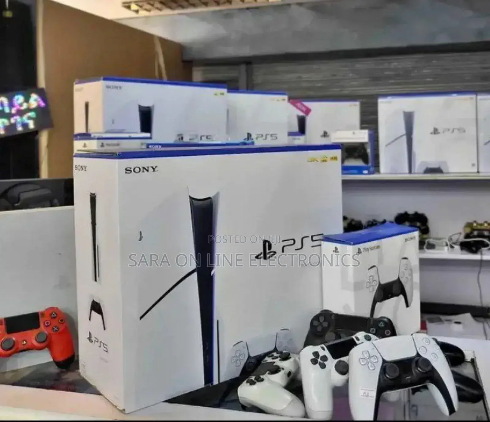 Sony Playstation 5 – 1tb, 2 Controllers, 2025 Fifa Cd