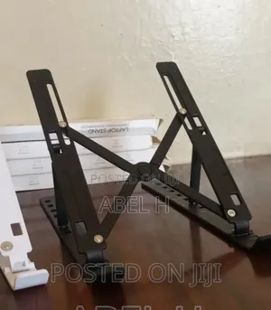 2PCS Laptop Stand Aluminum Metal | የብረት የላፕቶፕ ማስቅመጫ