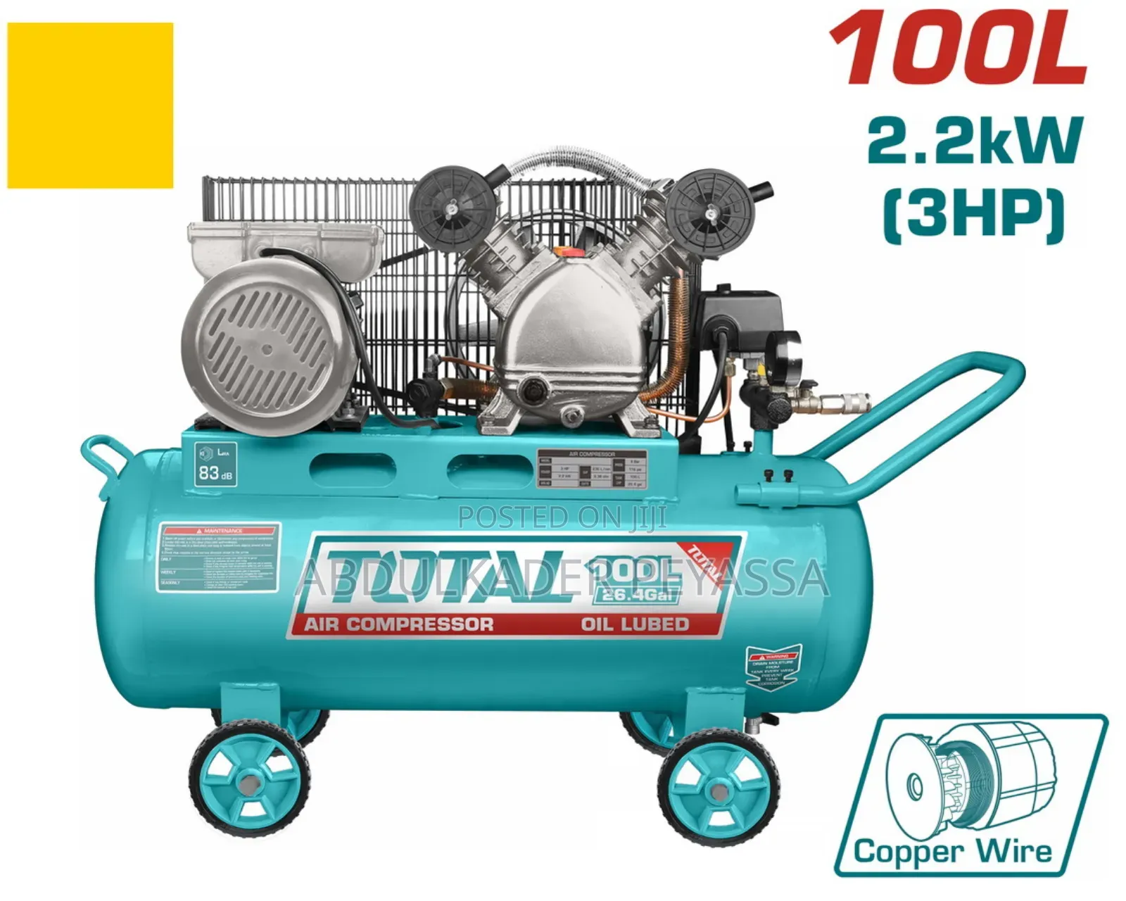 Total Air Compressor 100 Lit