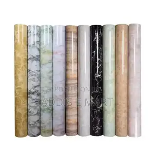 Photo - Marble Pattern Water Proof Self Adhesive Wall Sticker