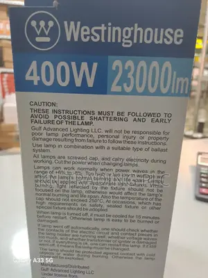 Mercury Lamp 400watt
