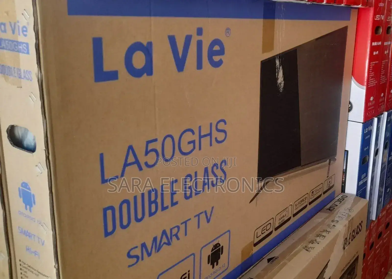 La Vie 50” Smart Android TV – Double Glass Protection