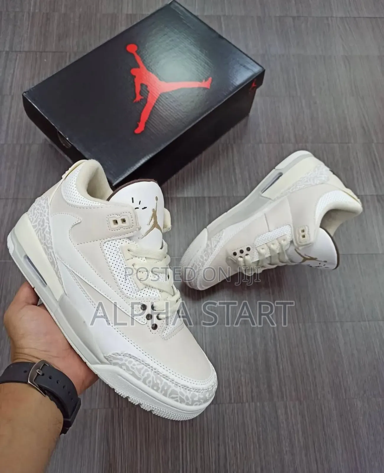 #Travis_scott X Air Jordan 3 
 Master Quality