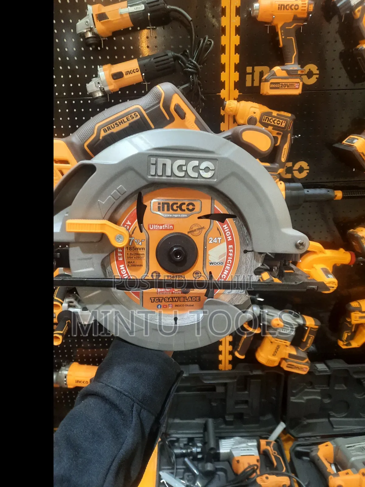 Ingco Brushless Chargeable Circular Saw 20V