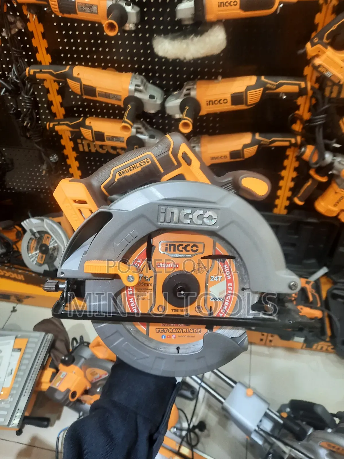 Ingco Brushless Chargeable Circular Saw 20V