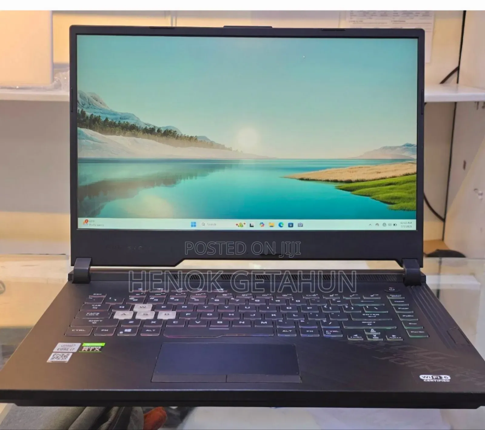 New Laptop Asus ROG Strix G15 16GB Intel Core I7 SSD 512GB