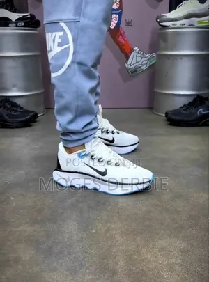 Nike Motiva Black White Premium Quality