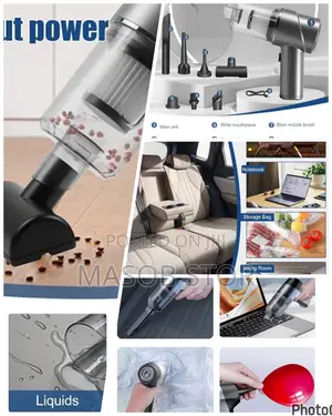 Portable Handheld Vacuum Cleaner /በቻርጅ የሚሰራ ብናኝ አቧራ ማስወገጃ