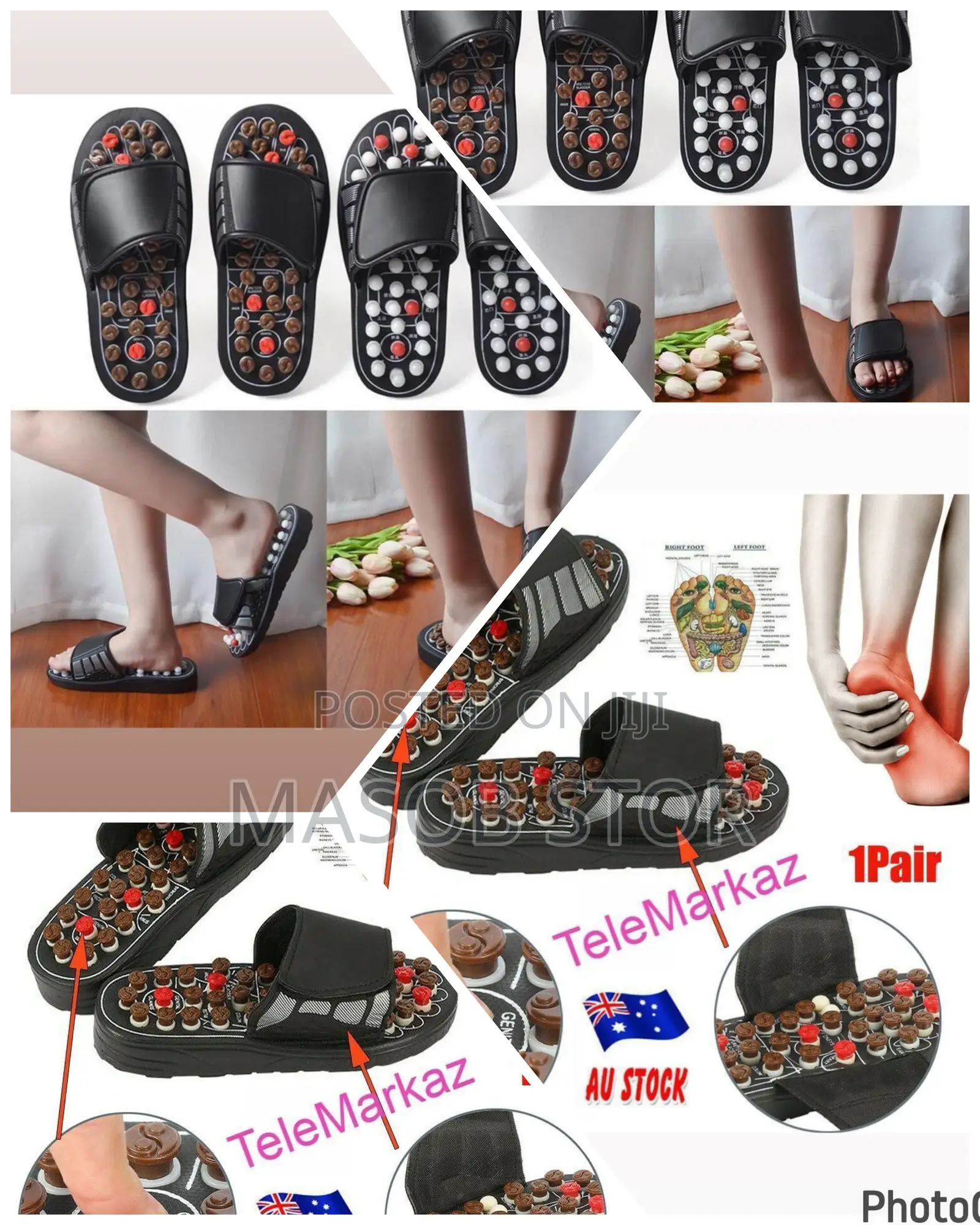 ያለ ሰው እርዳታ በቀላሉ እግርዎን በፈለጉ ሰዓት የሚያሽ ስሊፐርmassage Slippers