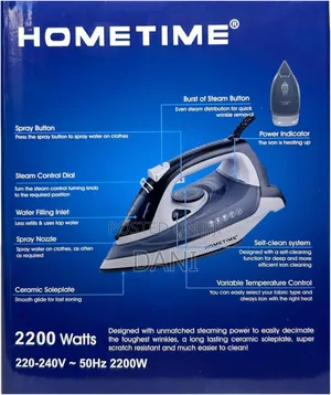 Photo - Home Time Steam Iron ካዎያ