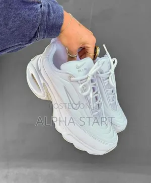Photo - Nike Air #Max #Portal "#Triple White" Shoes for Men's 
#Men