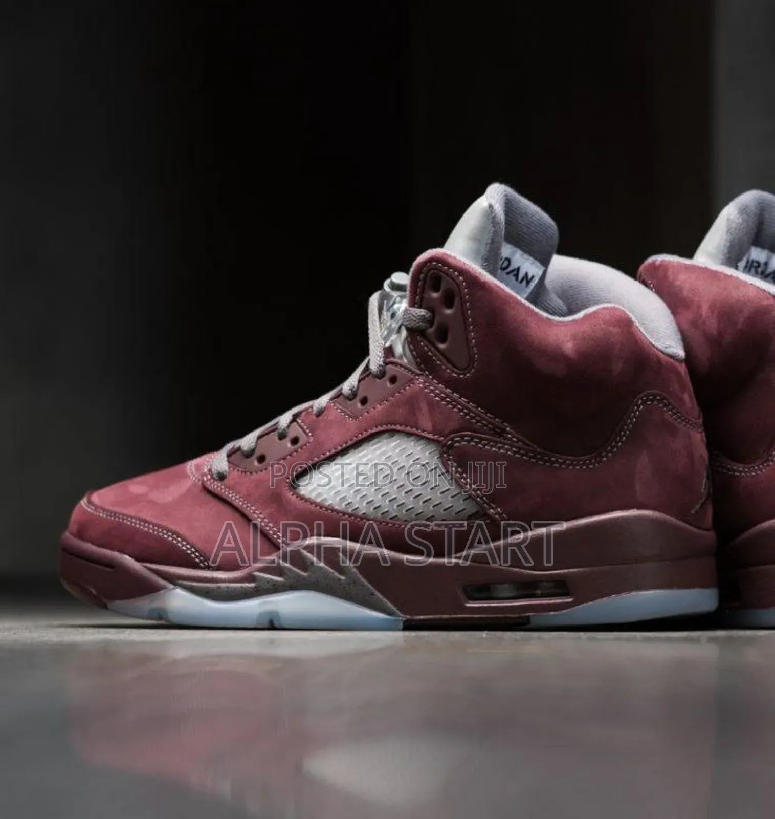 Air #Jordan 5 Retro #OG #Burgundy Shoes for Men's