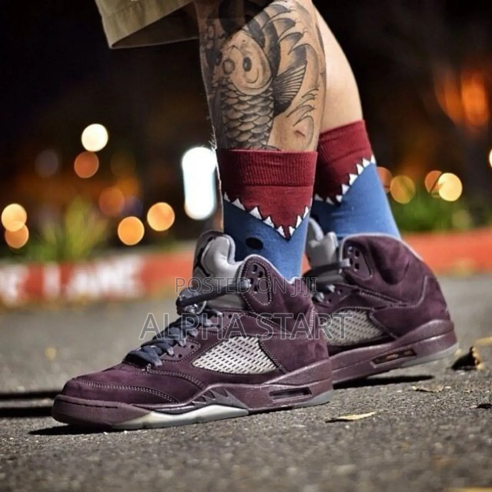 Air #Jordan 5 Retro #OG #Burgundy Shoes for Men's