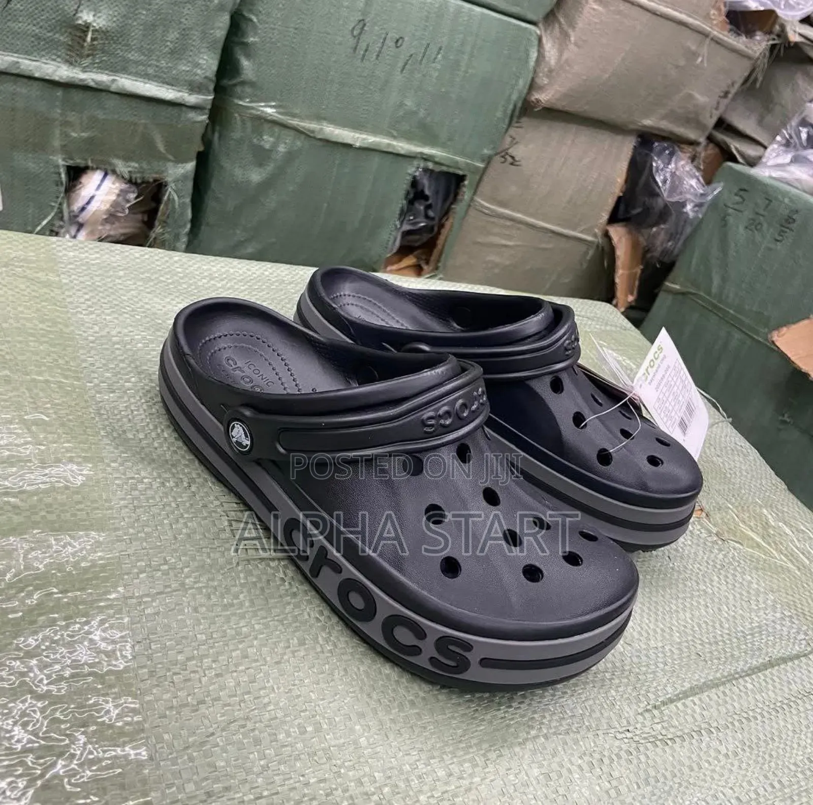  #Crocs #Sandal Bayaband Black White Shoes for Men's 
#Men