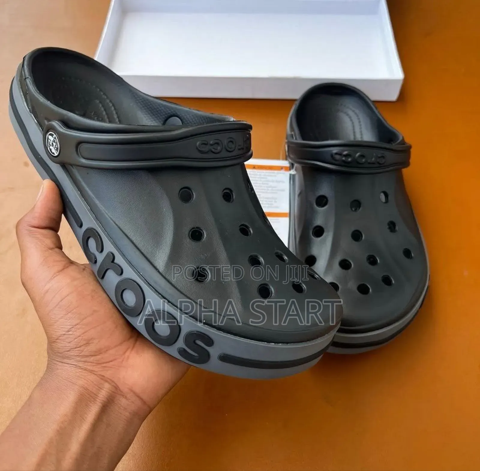  #Crocs #Sandal Bayaband Black White Shoes for Men's 
#Men