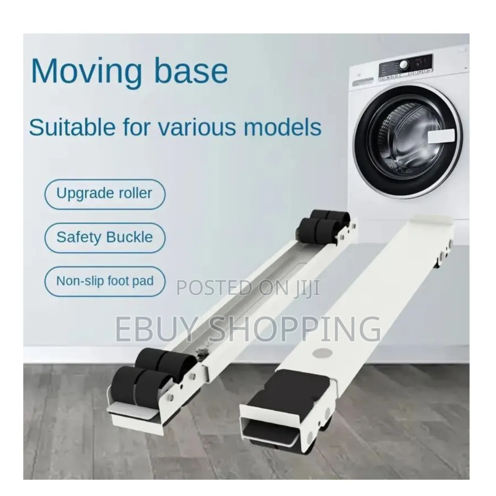 Base for Washing Machines Foldable Space-Saving, and Durable