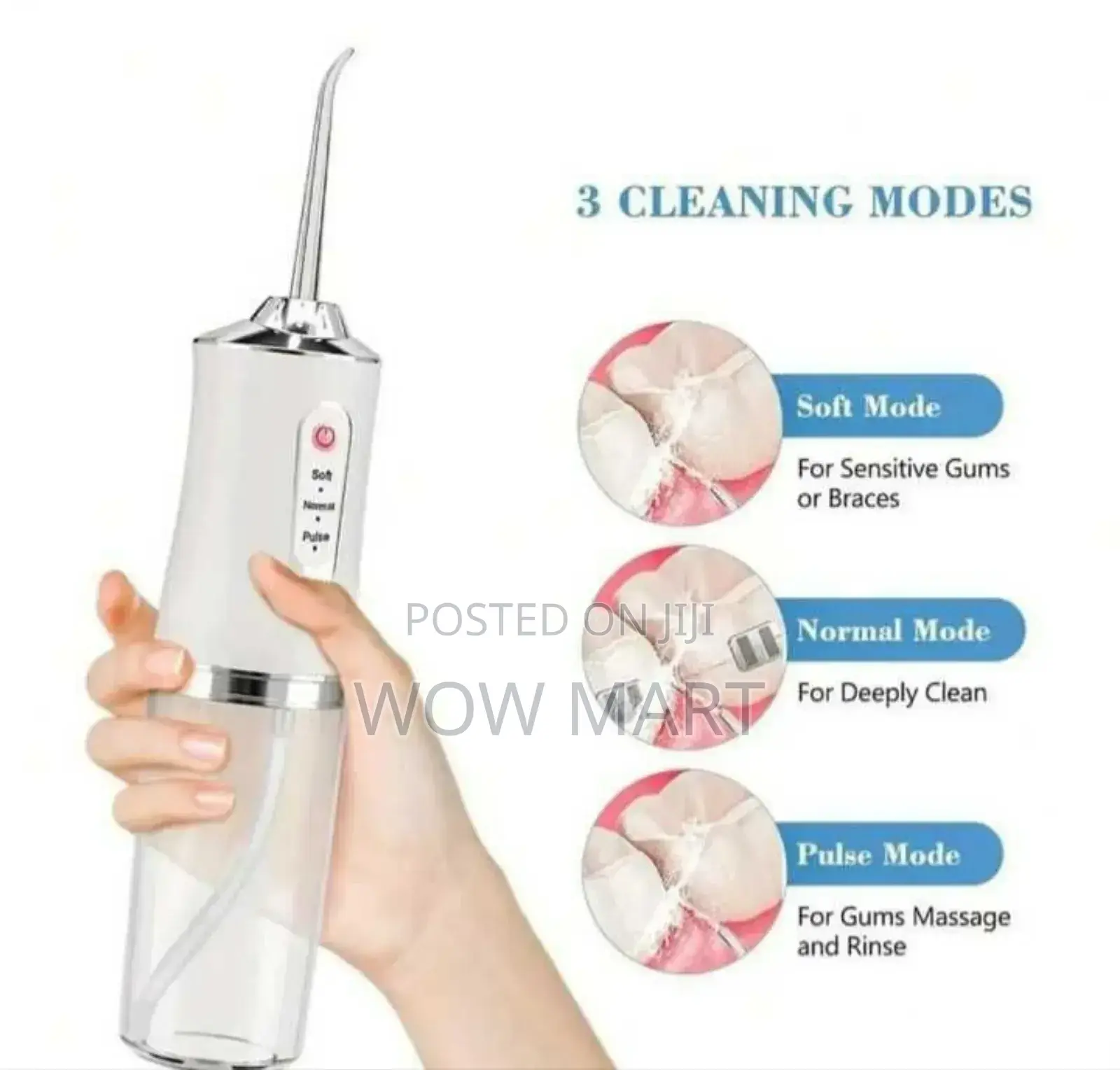 4in1 Rechargeable Portable Water Flosser Free Delivery