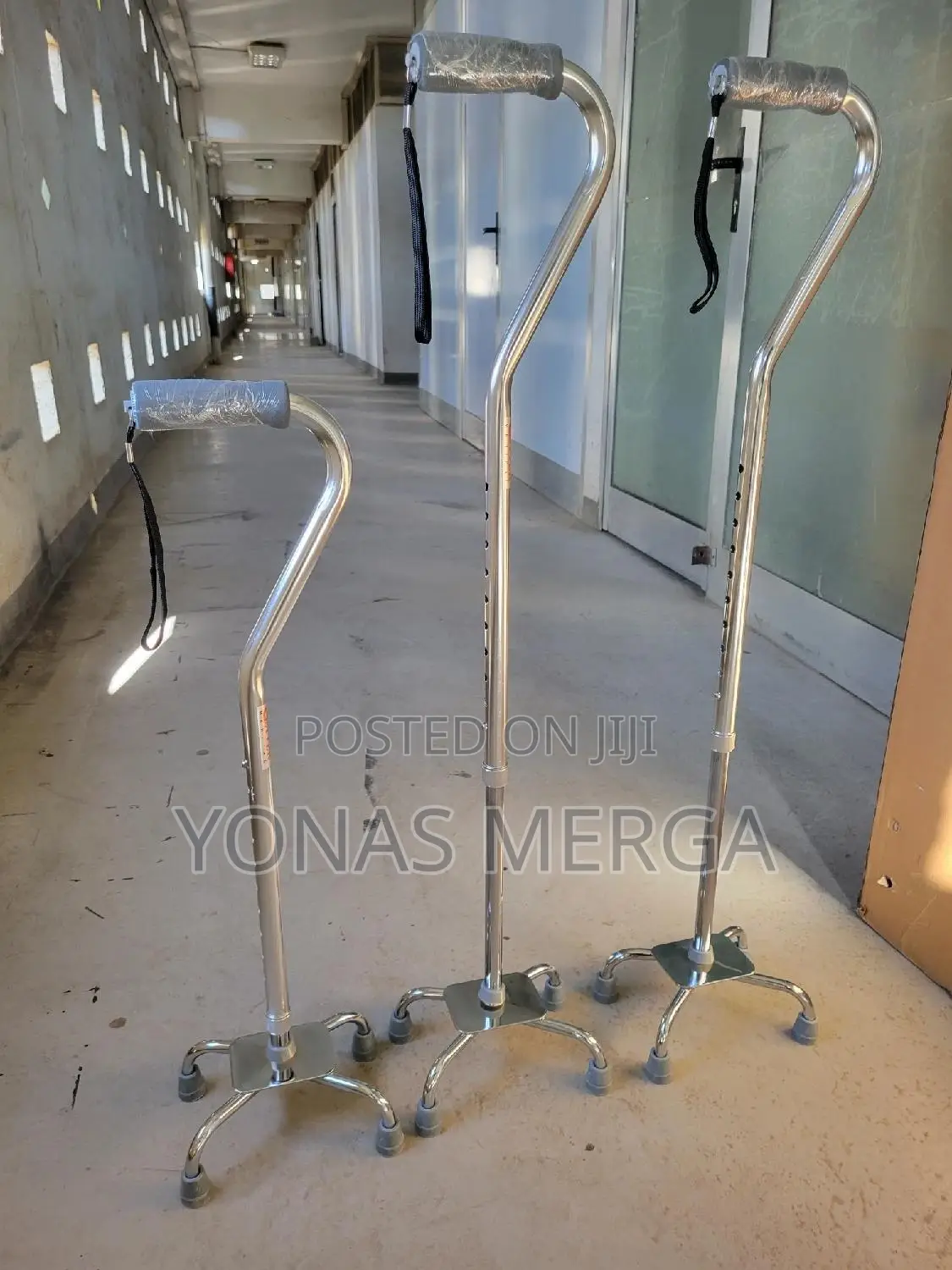 Quad Canes፬凸added Balance and Stability巿፸walking Stick፪夏ከዘራ
