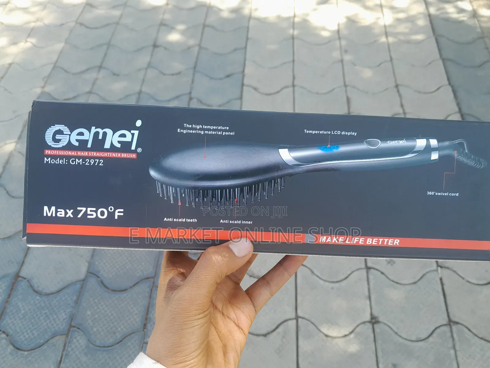 Orignal Geemy Hot Hair Brush for Women