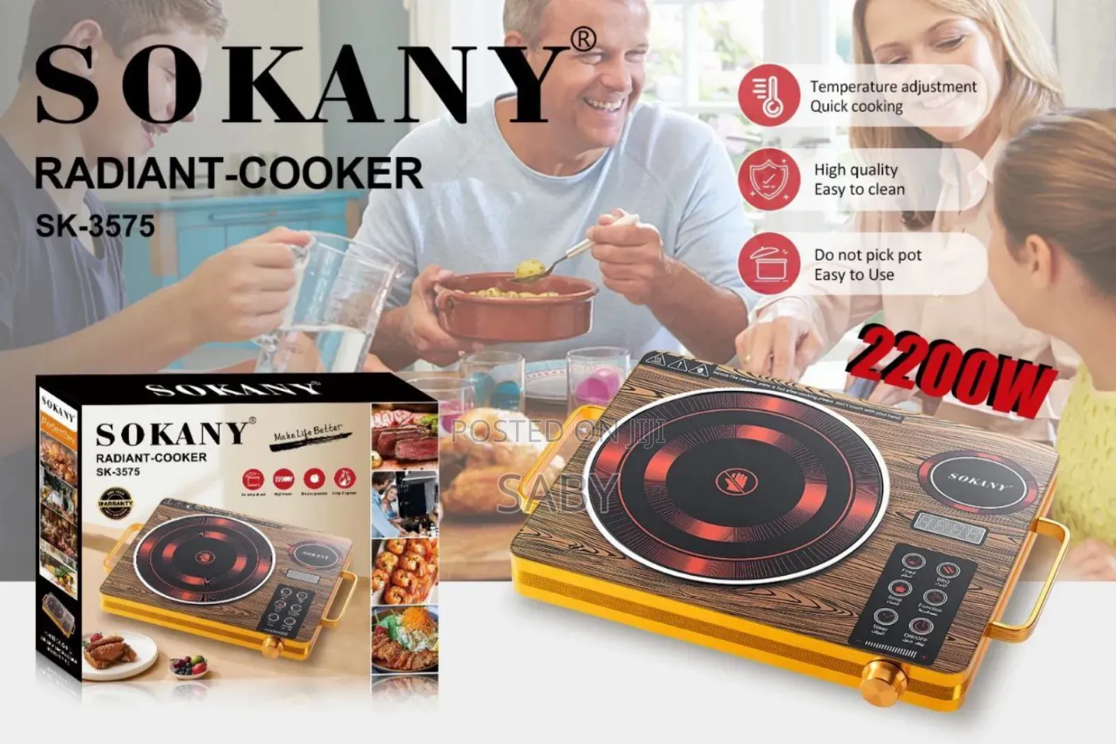 Sokany Radiant Cooker