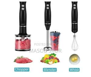 Photo - SOKANY Hand Blender 4 in 1(ሶካኒ የጁስ እና የሽንኩርት መፍጫ 4 በ 1) 500W