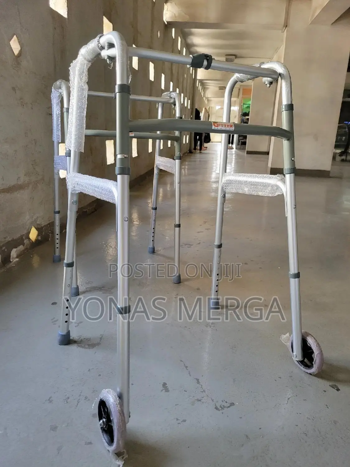 Folding Rollator Walker With 2 Wheel፵客walker₩፼support Weight