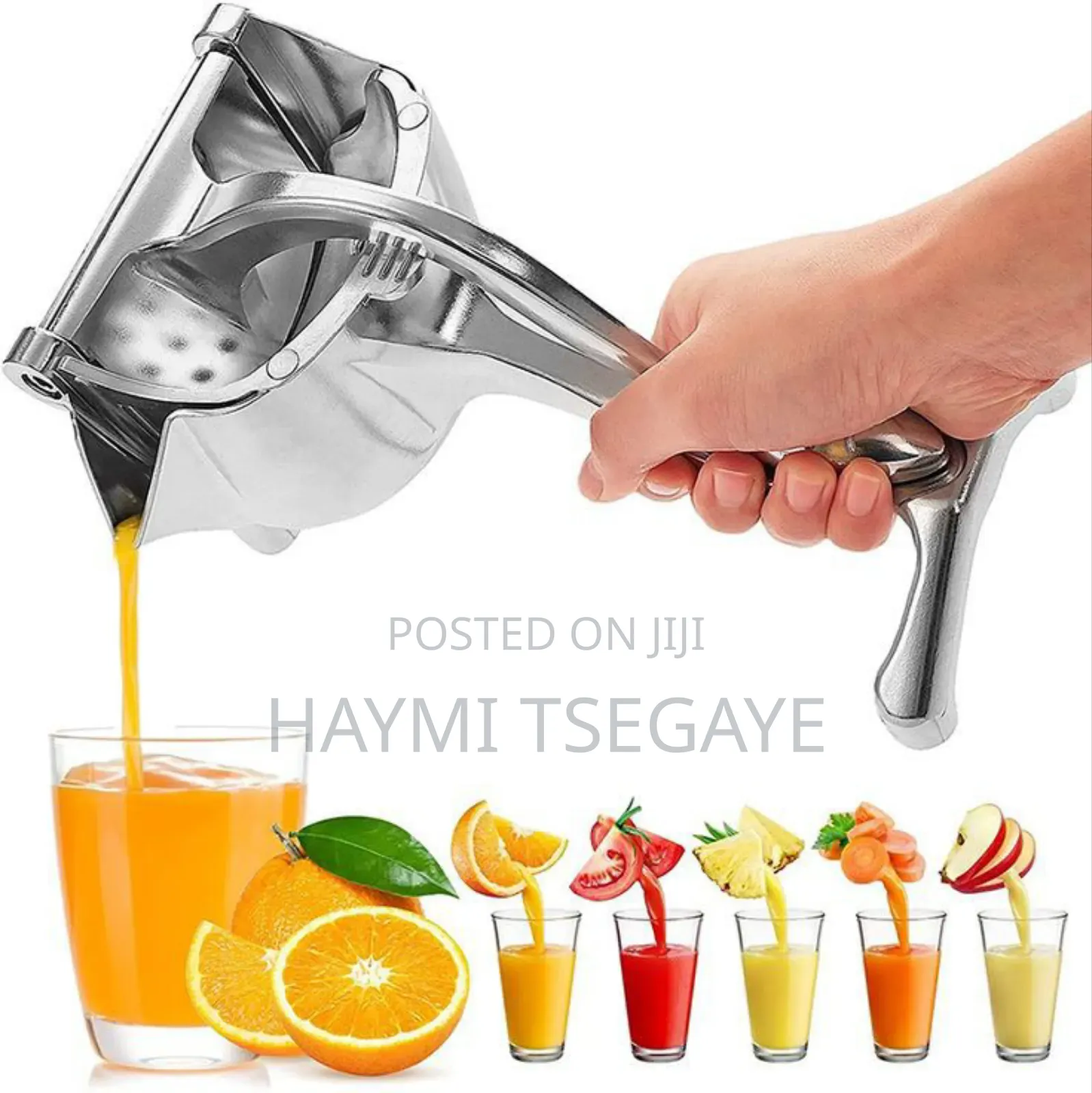 Manual Hand Press Fruit Juicer