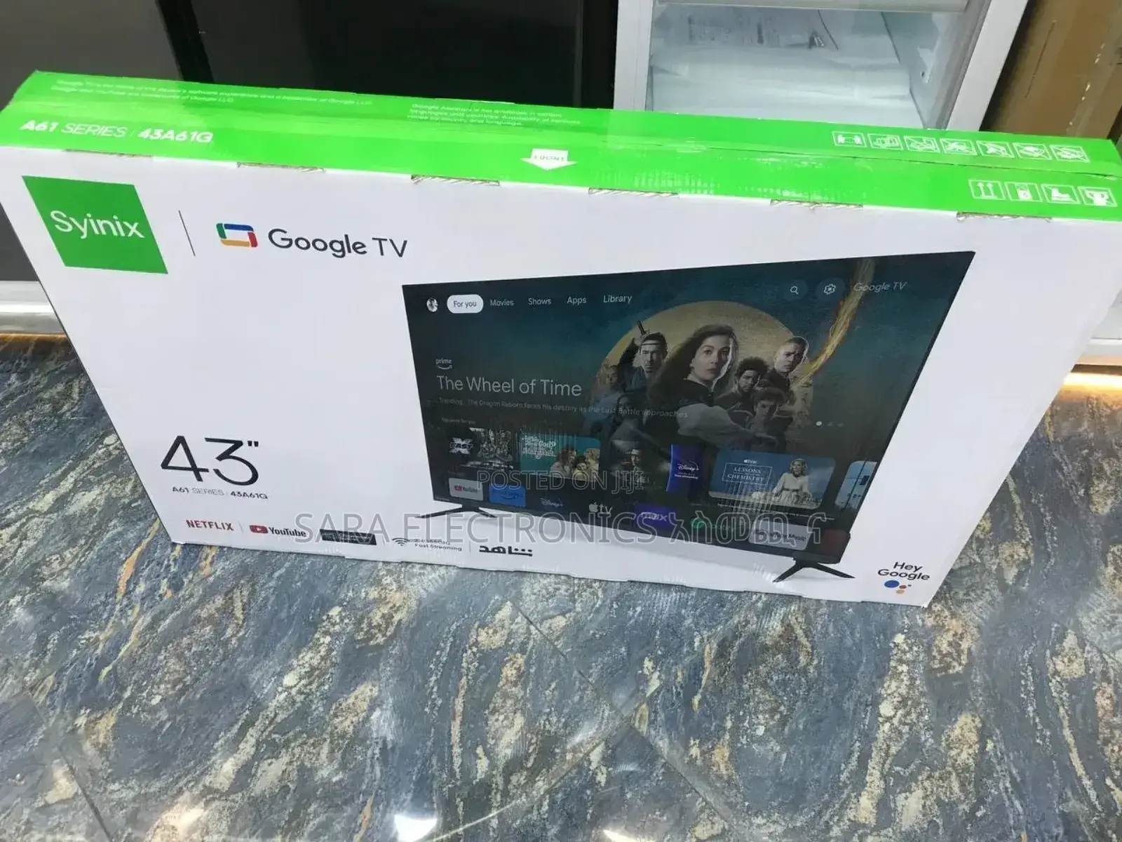 Syinix 43" Google Tv – Smart Entertainment at 50,500 Etb