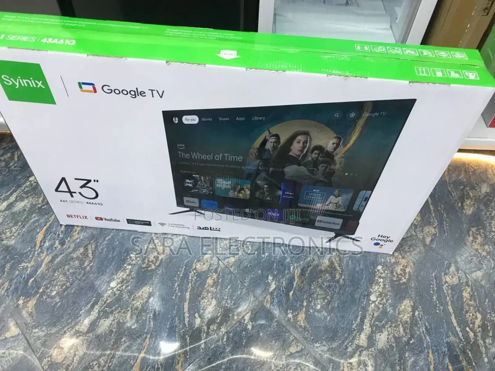 Syinix 43" Google Tv – Smart Entertainment at 50,500 Etb