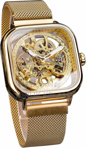Photo - Luxury Automatic Mechanical Watch With Hollowed Dial