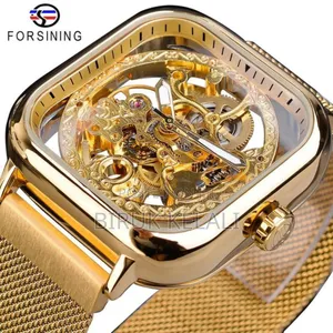 Luxury Automatic Mechanical Watch With Hollowed Dial