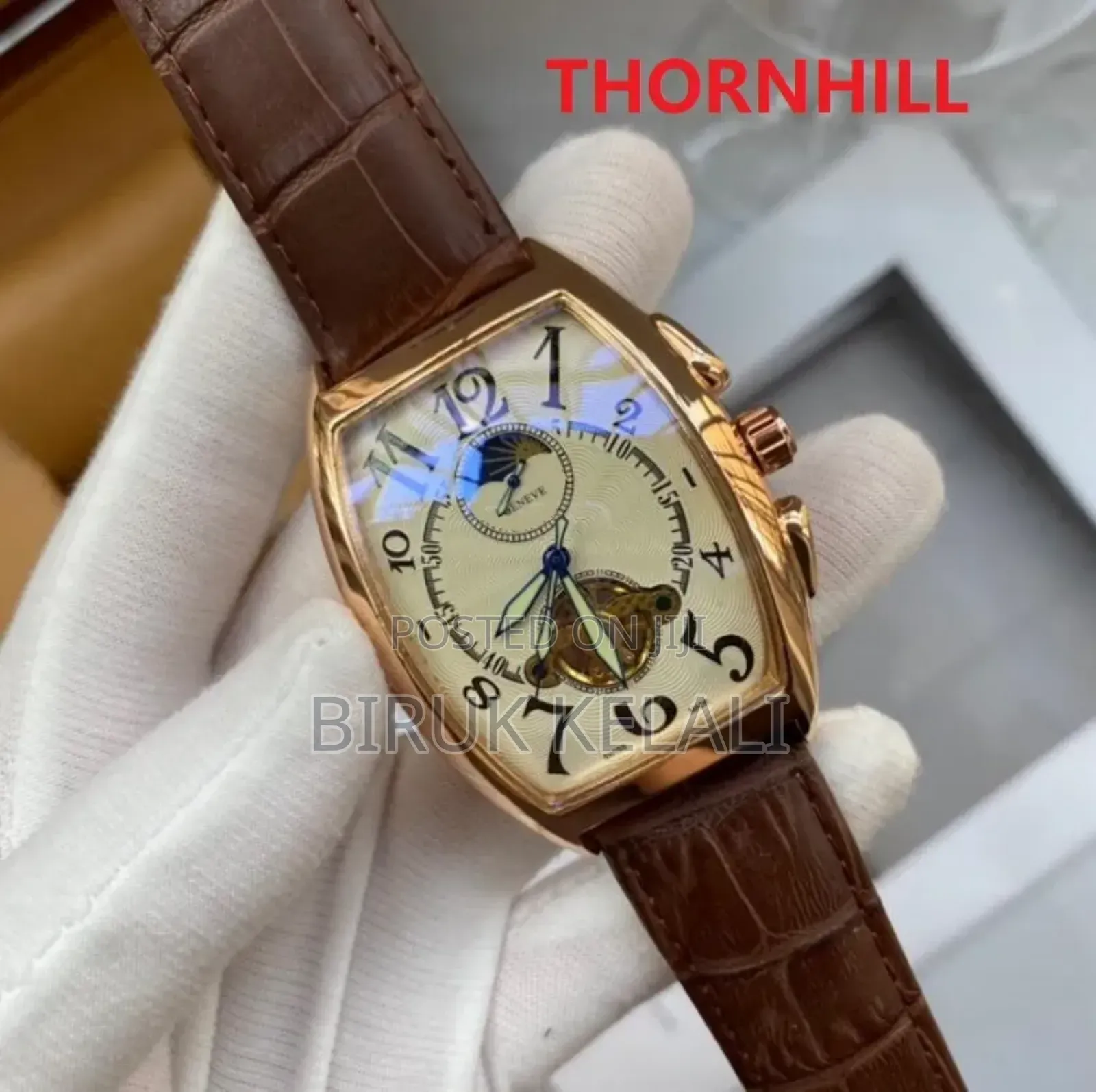 Sewore Leather Automatic Watches for Men's