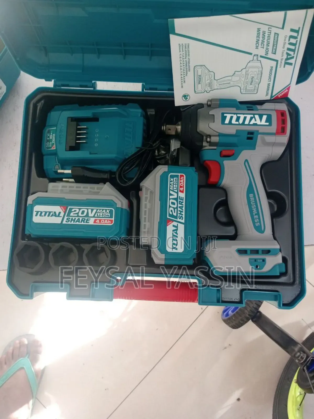 Total Impact Wrench 500nm With 2 Battery