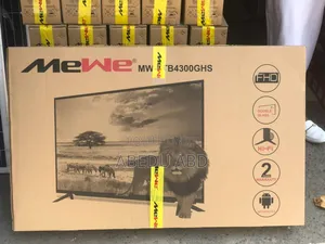MEWE 43 Inchi Double Glass Smart 2024 Tv