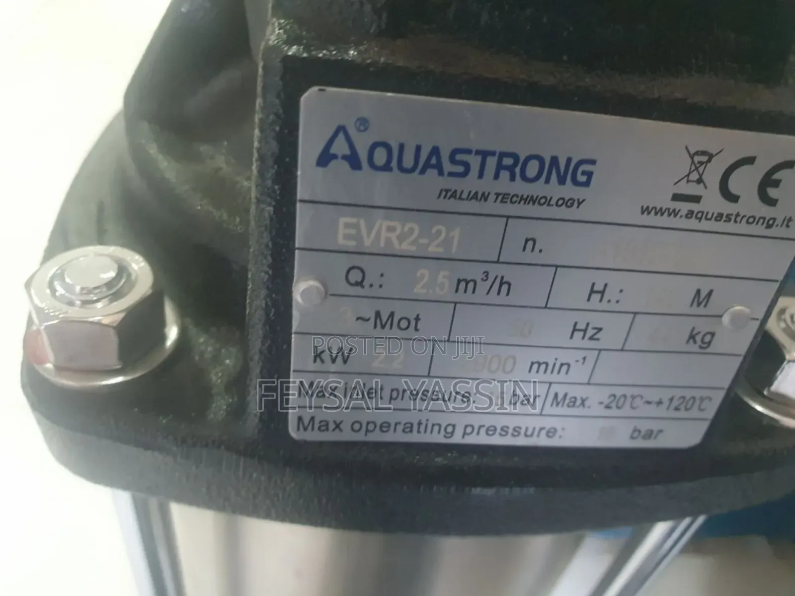 Aquastrong Vertical Pumps 1hp - 3hp
