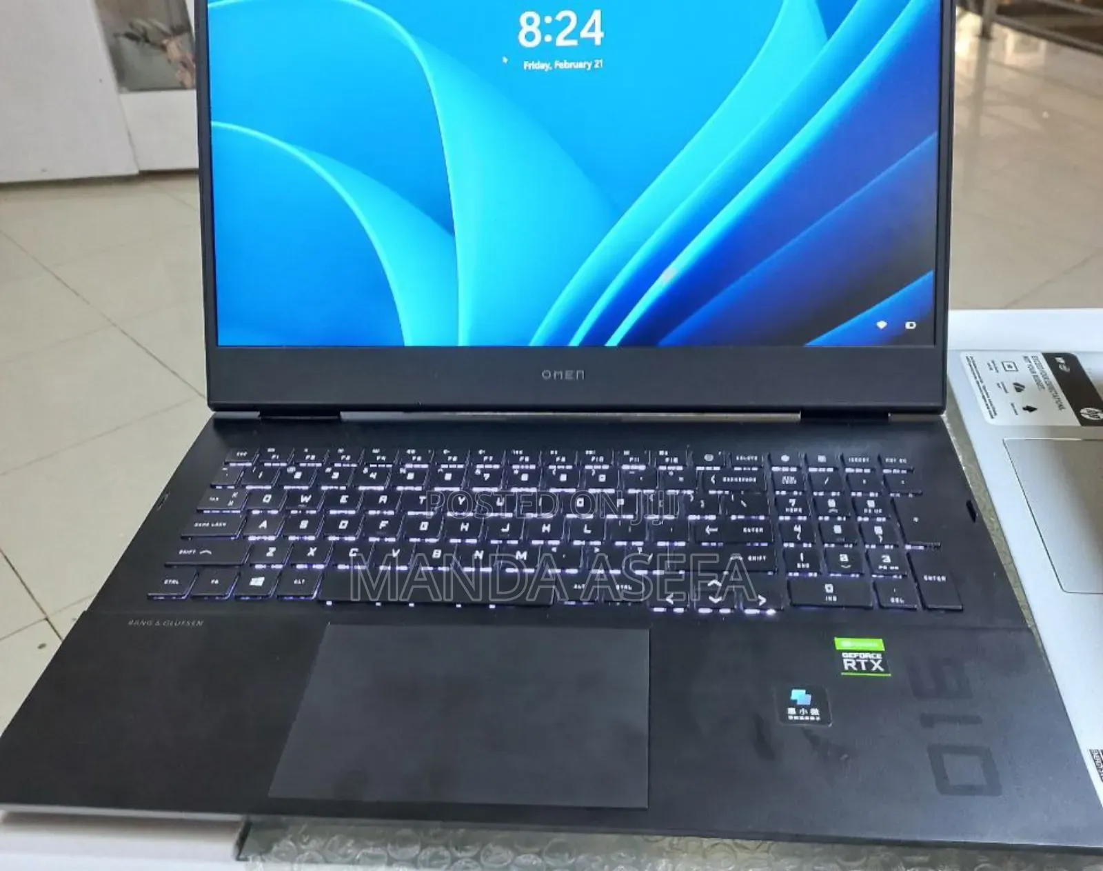 New Laptop HP Omen 16 16GB Intel Core I5 SSD 512GB