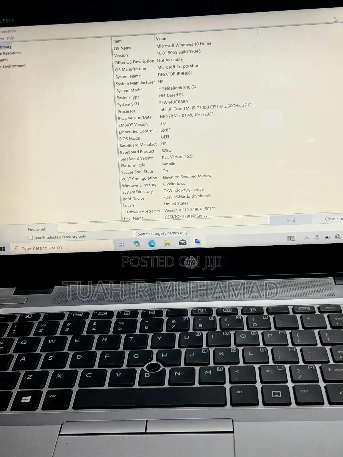 New Laptop HP EliteBook 840 16GB Intel Core I5 SSD 512GB