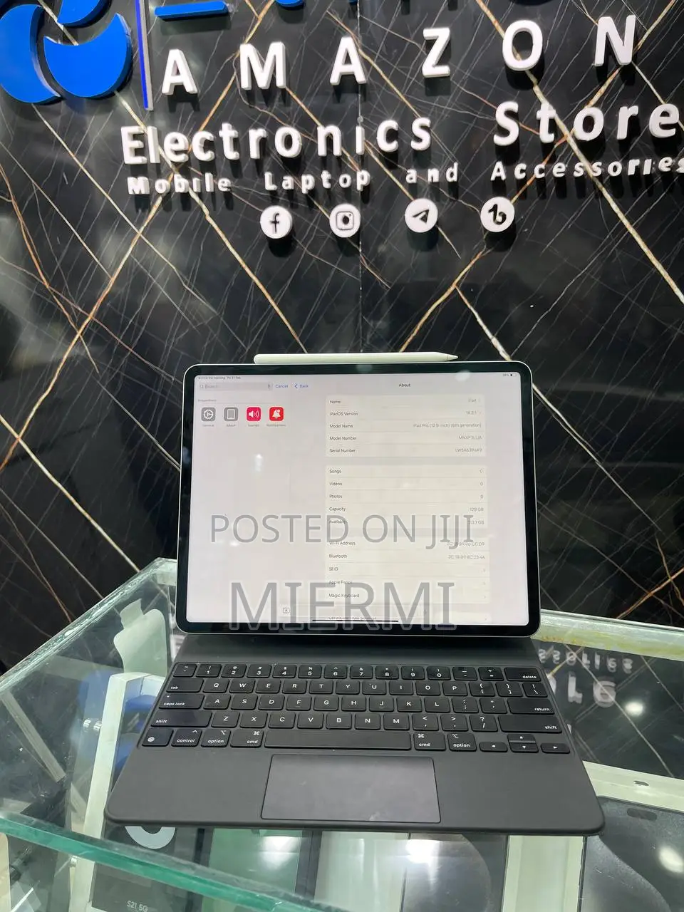 New Apple iPad Pro 12.9 (2022) 128 GB Silver