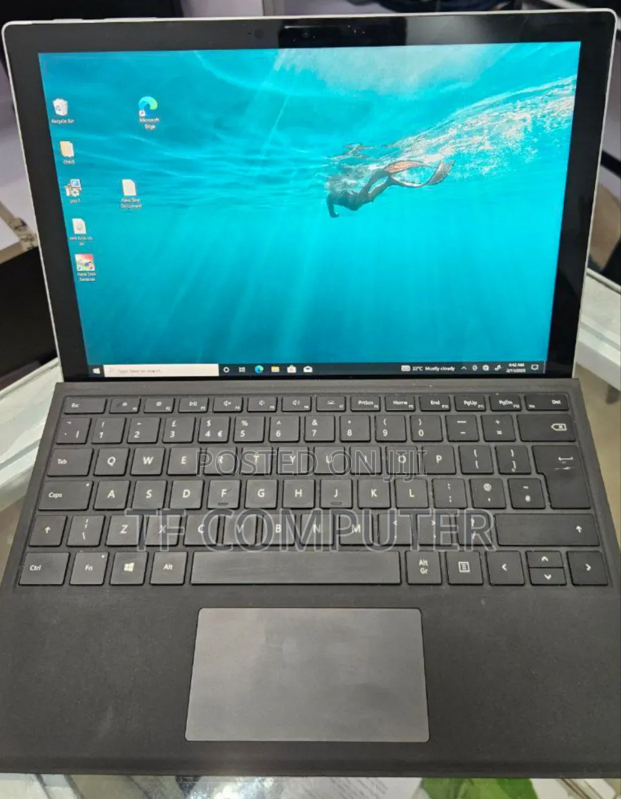 New Laptop Microsoft Surface Pro 7 16GB Intel Core I7 SSD 256GB