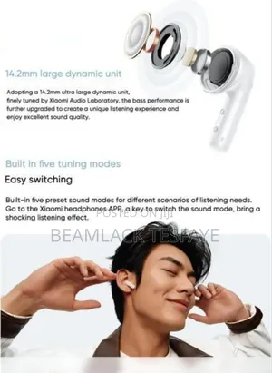 Xiaomi Redmi Buds 6 Active
 Black White