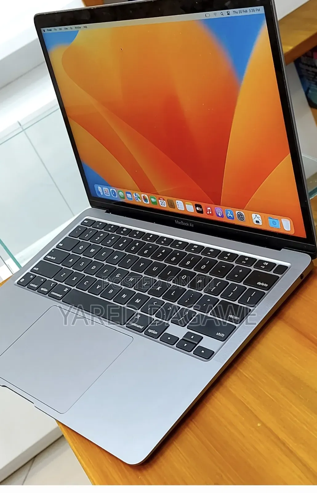 New Laptop Apple MacBook Air 2020 M1 8GB Apple M1 SSD 256GB