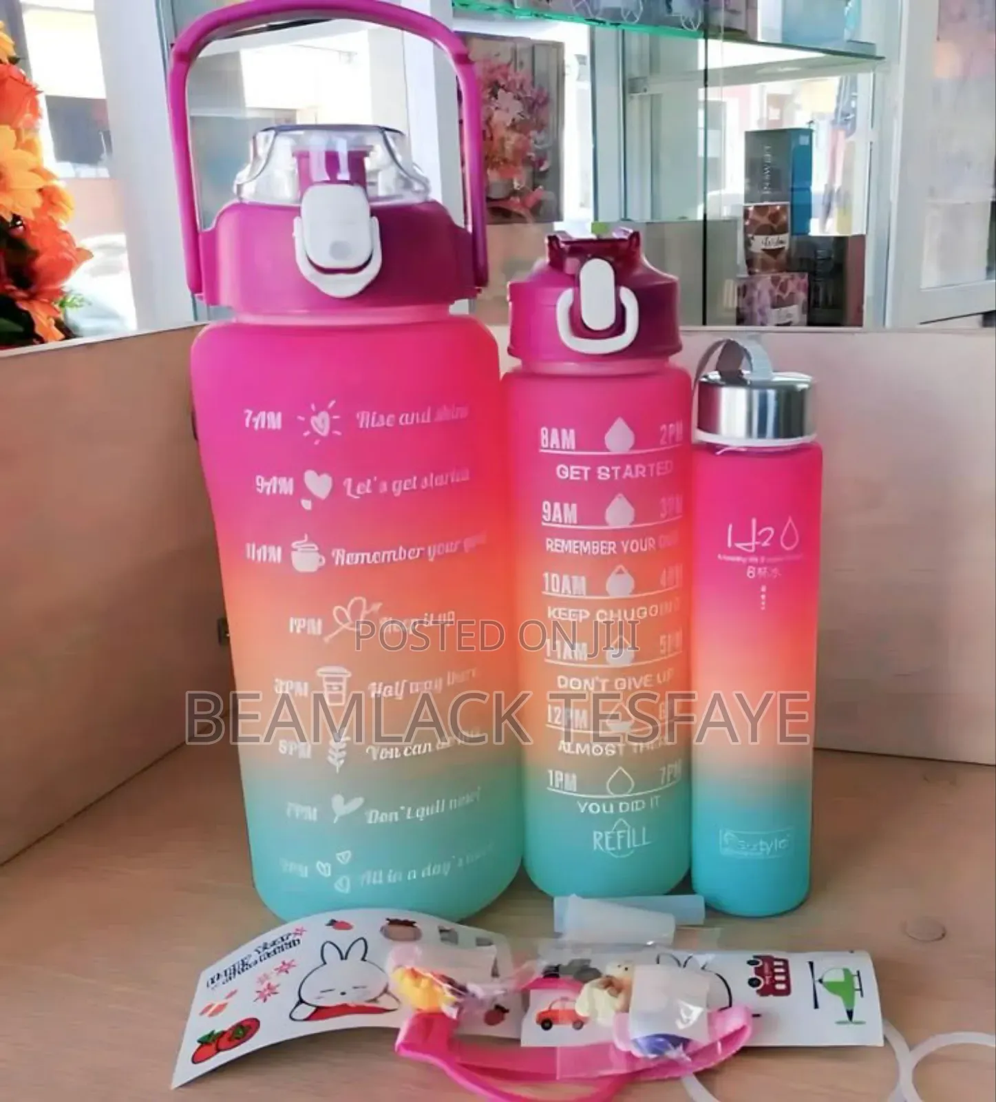 3in 1 Water Bottle Set