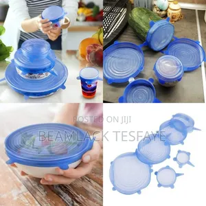 6 Pack Stretch Silicon Lids