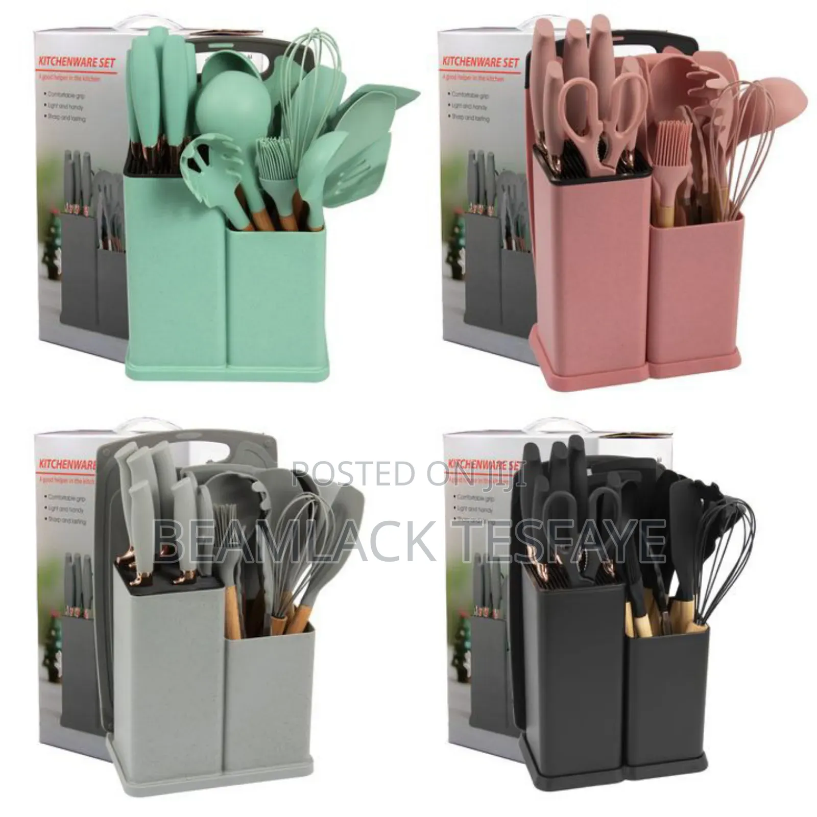 Kitchenset19 Set Silicone Kitchenware