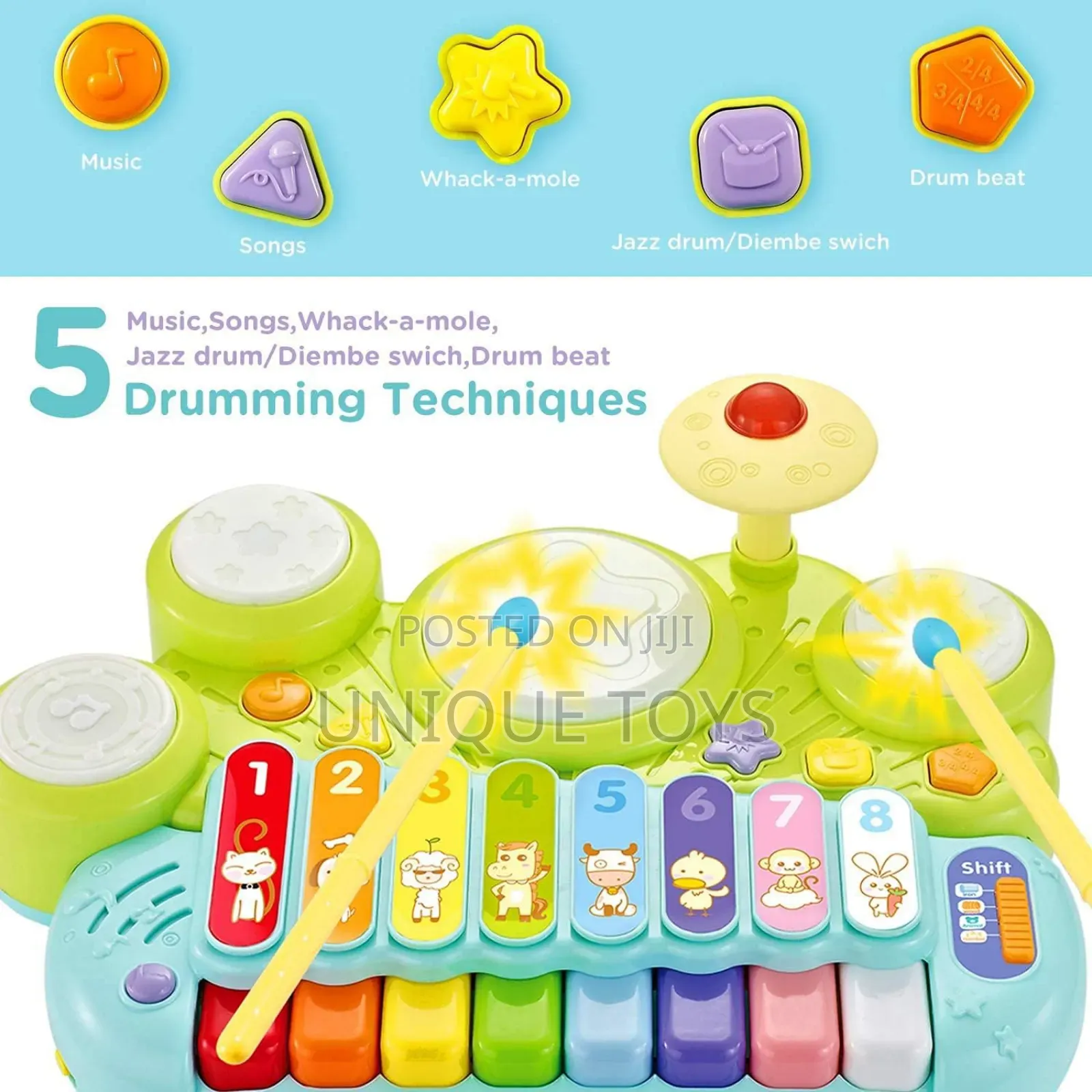3-in-1 Electronic Early Education Musical Instruments Toy