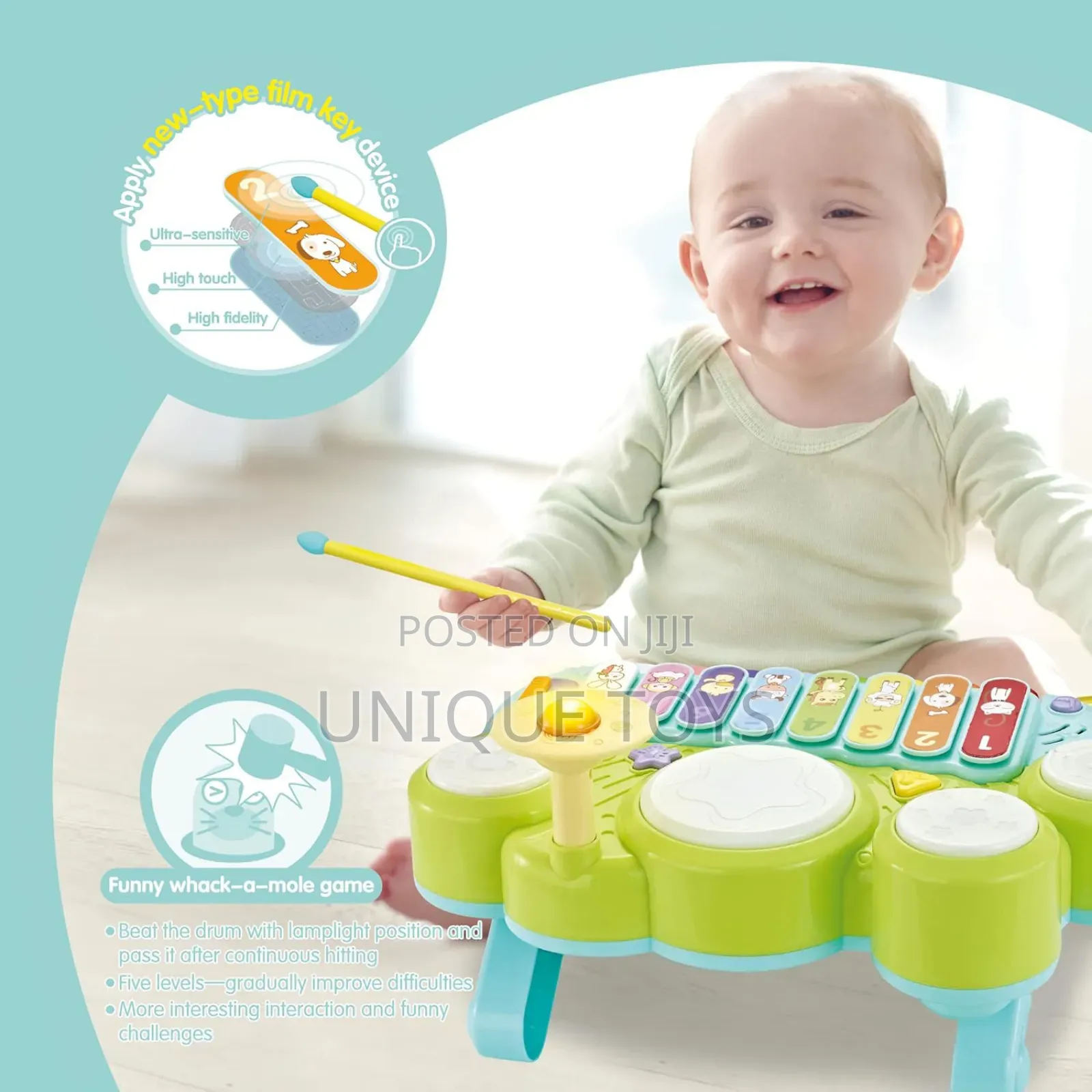 3-in-1 Electronic Early Education Musical Instruments Toy
