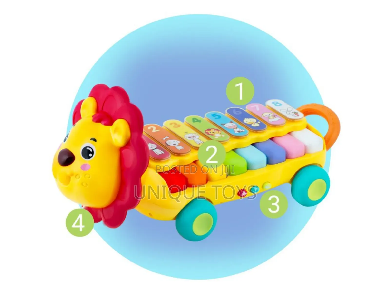 4-in-1 Xylophone Lion Toy Set