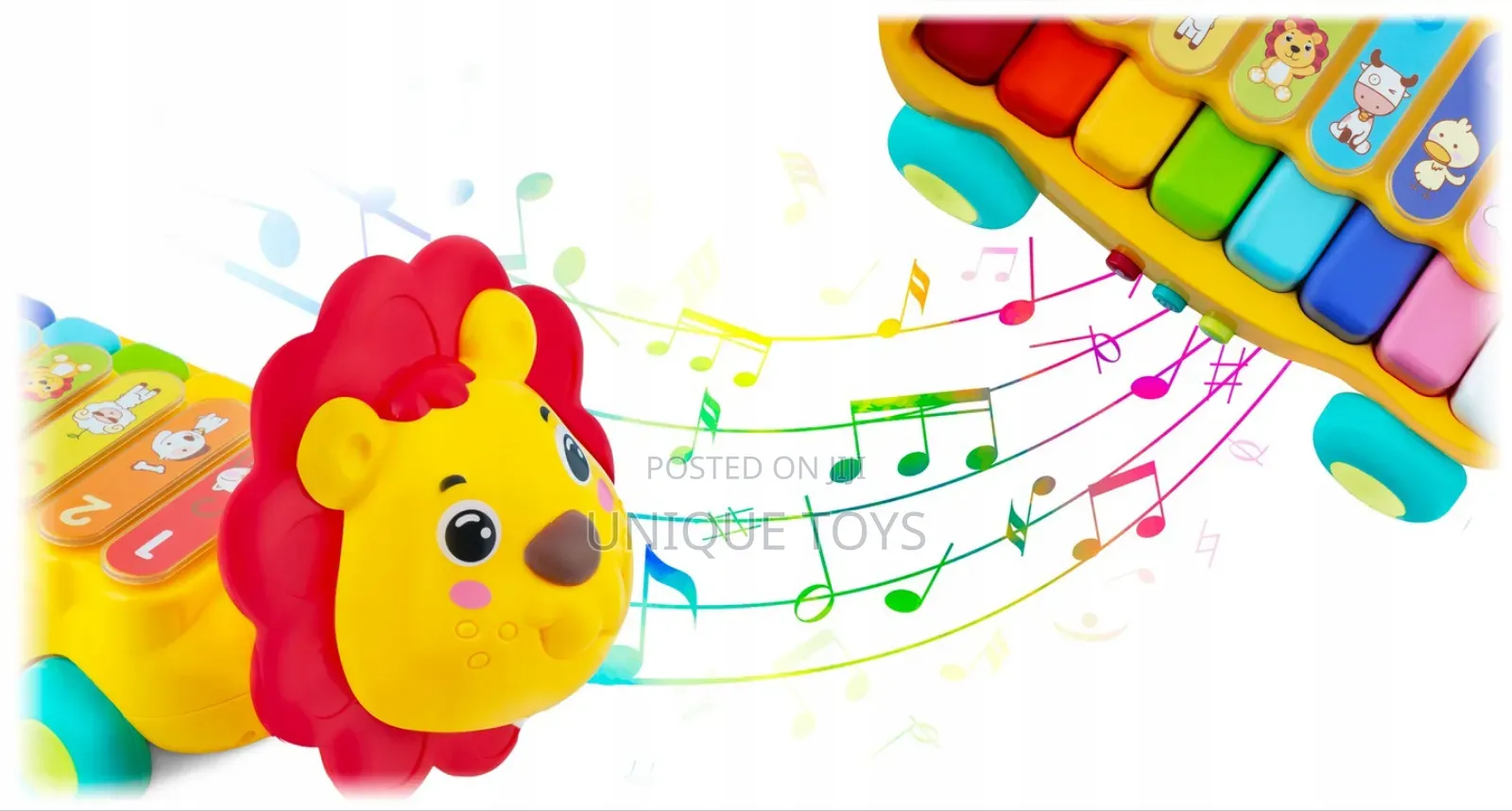 4-in-1 Xylophone Lion Toy Set